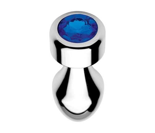 Blue Gemstone - Weighted Base Aluminum Plug - Small