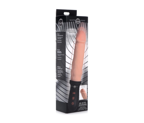 Auto Pounder - Vibrating and Thrusting Dildo with Handle
