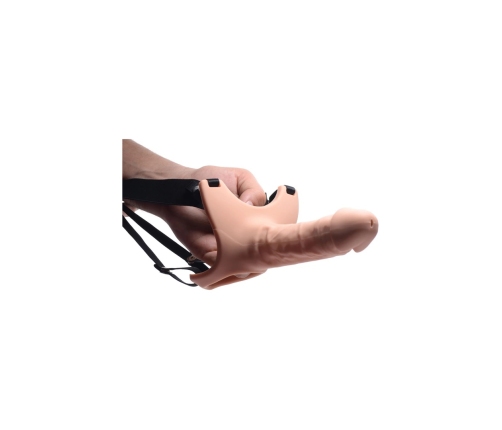 SM - Hollow Silicone Dildo Strap-On
