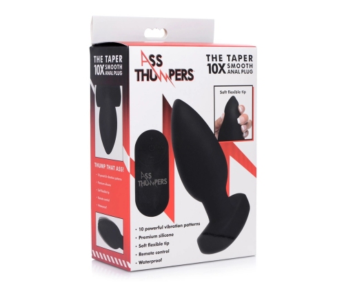 Smooth Vibrating Anal Plug with Remote Control