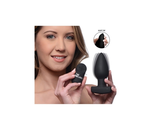 Smooth Vibrating Anal Plug with Remote Control