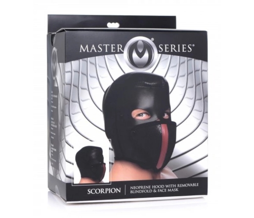 Scorpion - Face Mask with Removable Blindfold and Mouth Mask