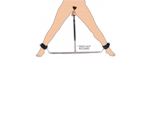 Squat - Spreader Bar with Ankle Cuffs and Anal Dildo
