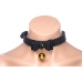 Golden Kitty Adjustable Cat Bell Collar Black/Gold by Golden Kitty