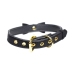 Golden Kitty Adjustable Cat Bell Collar Black/Gold by Golden Kitty