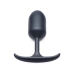 Premium Silicone Weighted Anal Plug - Large