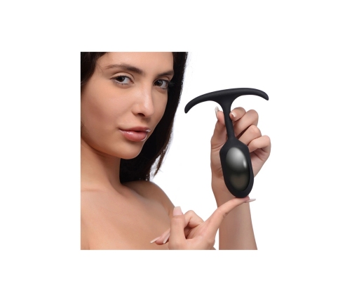 Premium Silicone Weighted Anal Plug - Medium
