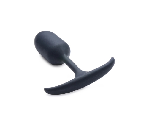 Premium Silicone Weighted Anal Plug - Small
