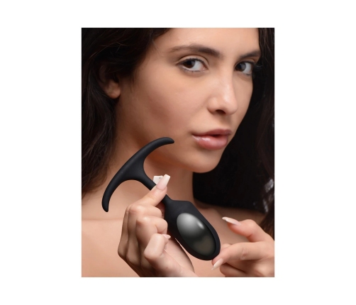 Premium Silicone Weighted Anal Plug - Small