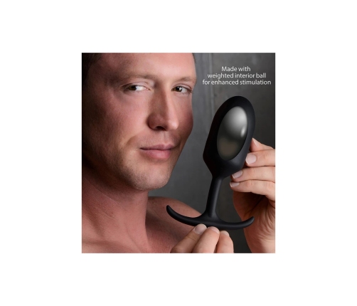 Premium Silicone Weighted Anal Plug - Extra Large