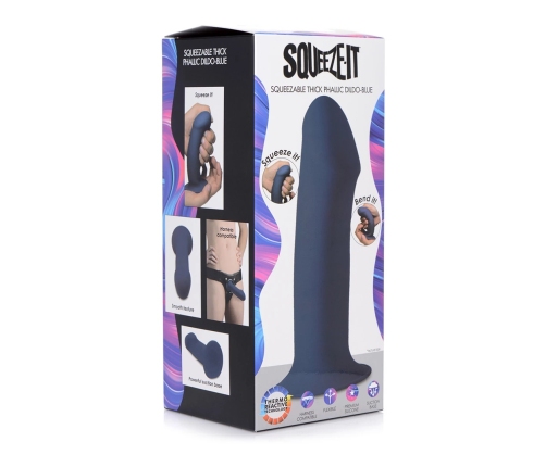 Squeezable Thick Phallic Dildo