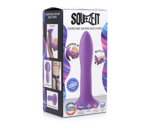 Squeezable Slim Dildo