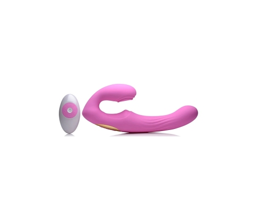 U-Pulse - Silicone Pulsating and Vibrating Strapless Strap-On