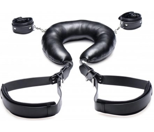 Padded Thigh Strap with Wrist Cuffs