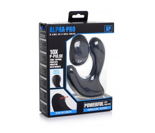Silicone Prostate Stimulator + Remote Control with 10 Speeds