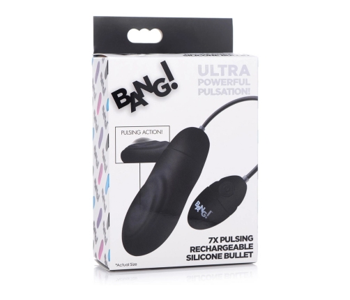 Pulsating Rechargeable Silicone Bullet