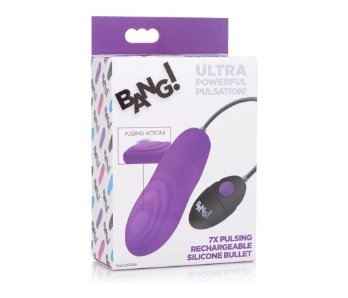Pulsating Rechargeable Silicone Bullet