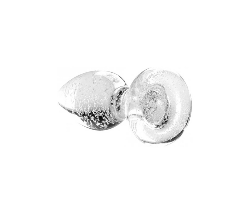 Glow-In-The-Dark - Glass Butt Plug - Medium