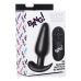 Vibrating Silicone Butt Plug with Remote Control