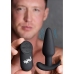 Vibrating Silicone Butt Plug with Remote Control