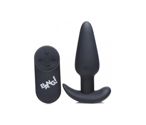 Vibrating Silicone Butt Plug with Remote Control
