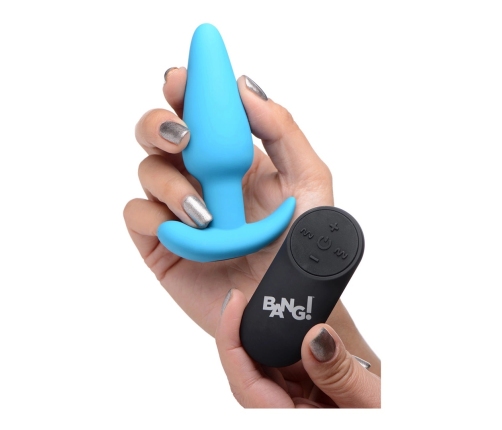 Vibrating Silicone Butt Plug with Remote Control