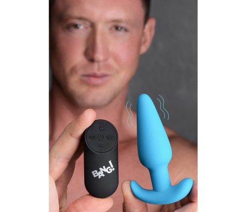 Vibrating Silicone Butt Plug with Remote Control
