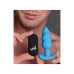 Vibrating Silicone Swirl Butt Plug with Remote Control