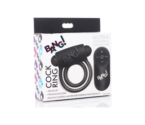 Silicone Cockring and Bullet with Remote Control