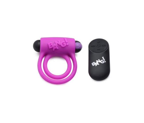 Silicone Cockring and Bullet with Remote Control