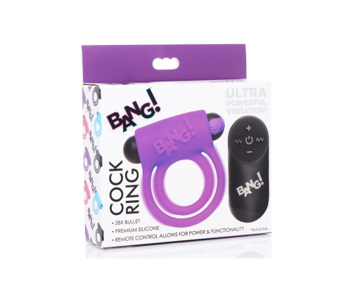 Silicone Cockring and Bullet with Remote Control