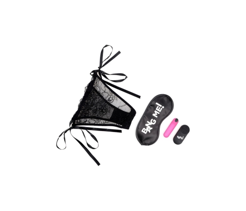 Power Panty - Lace Panties, Bullet Vibrator and Blindfold