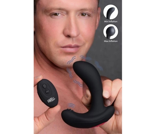 Inflatable Vibrating Silicone Prostate Plug