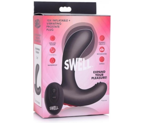 Inflatable Vibrating Silicone Prostate Plug