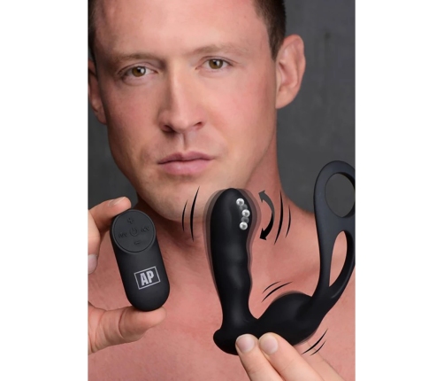 Milking and Vibrating Prostate Massager + Harness with 7 Speeds