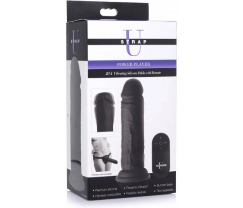 Power Player - Vibrating Dildo with Remote Control