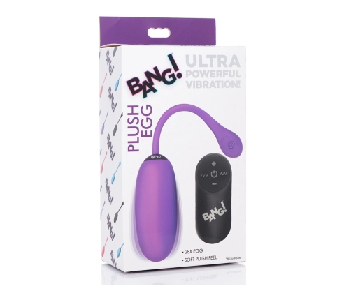 Plush Egg and Remote Control with 28 Speeds