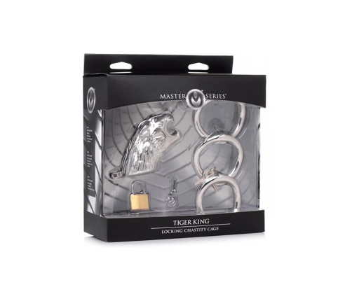 Tiger King Lockable Chastity Cage