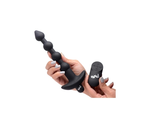 Vibrating Silicone Anal Beads and Remote Control