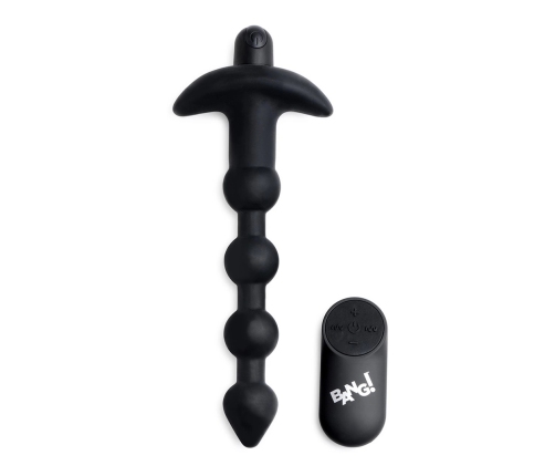 Vibrating Silicone Anal Beads and Remote Control