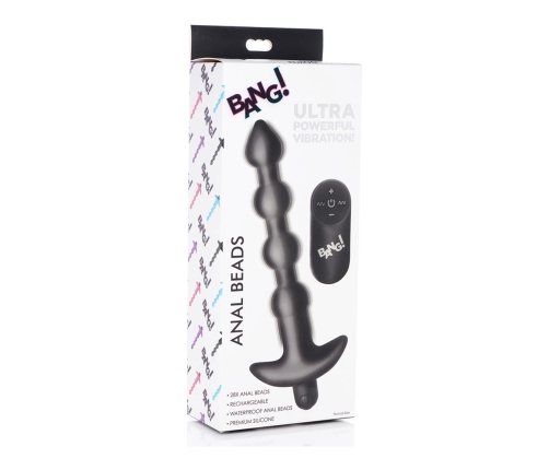 Vibrating Silicone Anal Beads and Remote Control