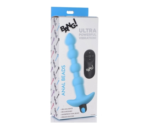 Vibrating Silicone Anal Beads and Remote Control