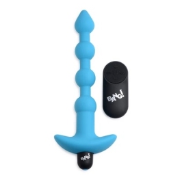 Vibrating Silicone Anal Beads and Remote Control