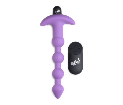 Vibrating Silicone Anal Beads and Remote Control