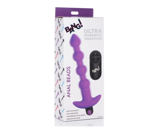 Vibrating Silicone Anal Beads and Remote Control