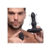 Vibrating and Thrusting Silicone Butt Plug with Remote Control