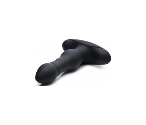 Vibrating and Thrusting Silicone Butt Plug with Remote Control