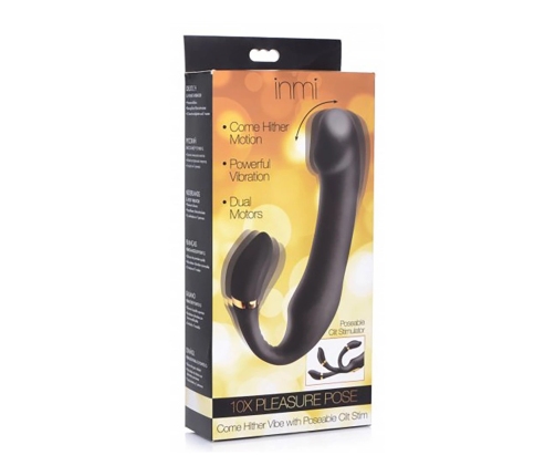 Pleasure - Silicone Vibrator with Clitoris Stimulator