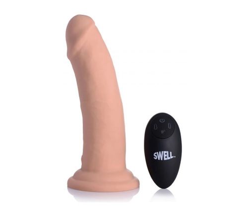 Swell - Inflatable and Vibrating Silicone Dildo - 7 / 18 cm