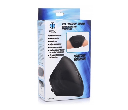 Pleasure Stroke - Vibrating Silicone Penis Sleeve
